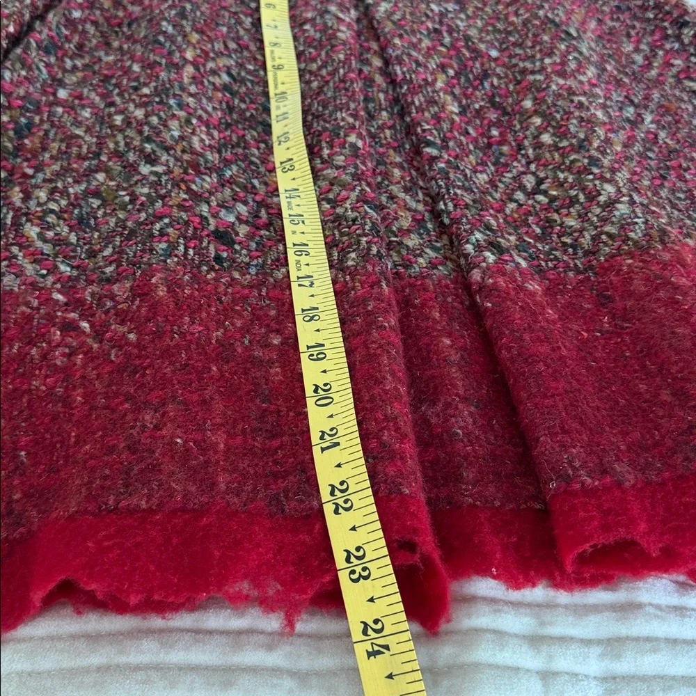 Alberta Ferretti Multicolor Tweed A-Line Skirt USA size 4